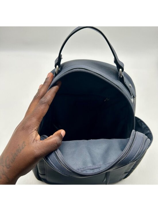Style & Co Hudsonn Blue Faux Leather Backpack main image 7